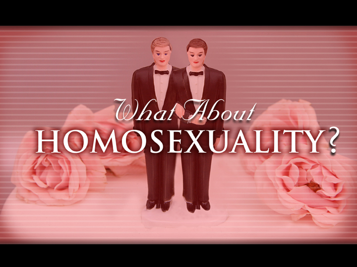 The world may love homosexuality, but God loves homosexuals